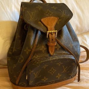Authentic Louis Vuitton MonogramMini Montsouris Backpack